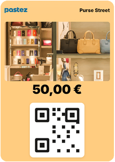 Prepaid card example