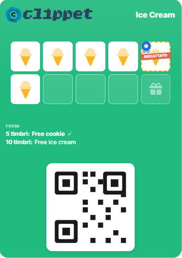 Stamp card example